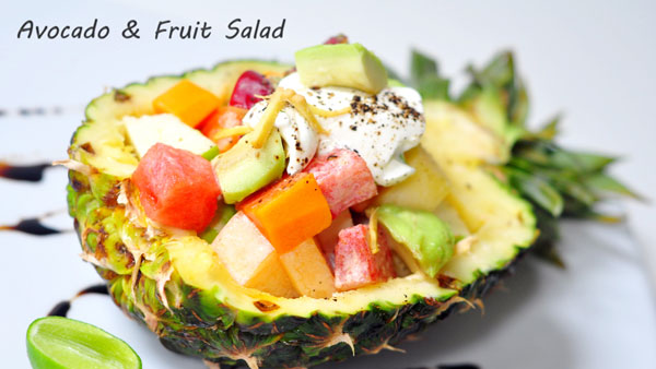 Avocado & Fruit Salad